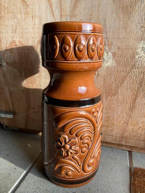 Retro Vintage vaas Vloervaas XL, Huis en Inrichting, Woonaccessoires | Vazen, Overige kleuren, Minder dan 50 cm, Aardewerk of Porselein