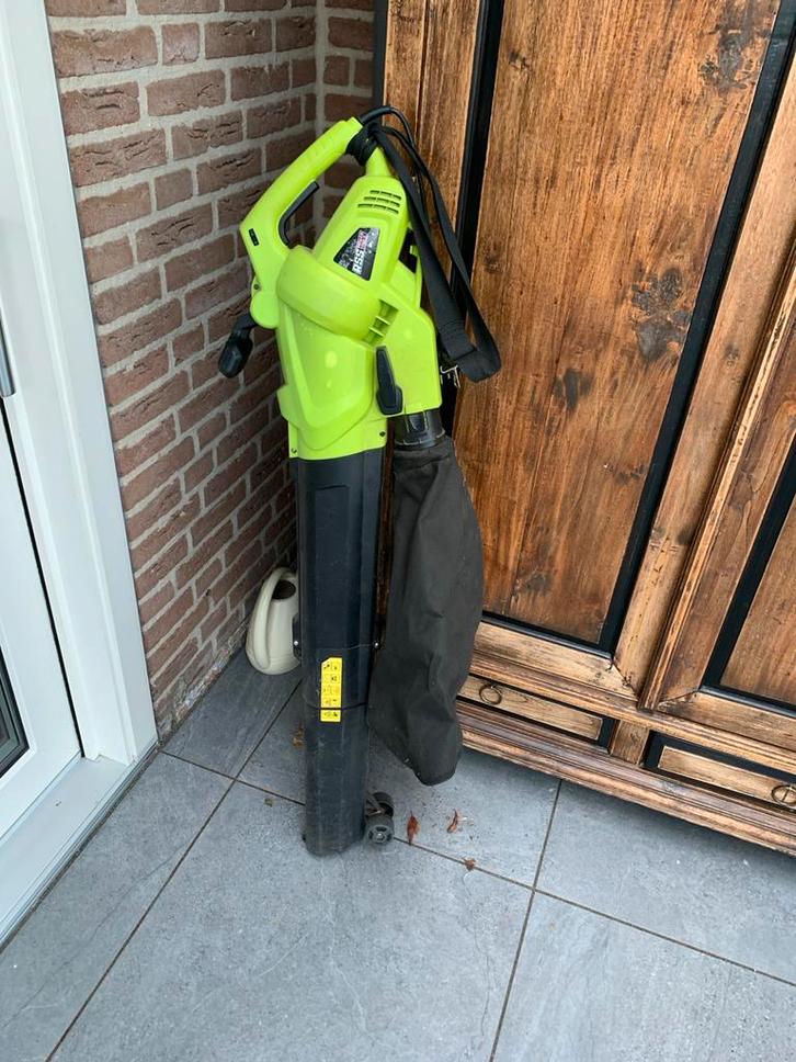 RSS Power Tools Bladblazer met Opvangzak, Tuin en Terras, Bladblazers, Gebruikt, Handgedragen, Elektrisch, Met opvangzak, Ophalen of Verzenden