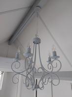 Lichtgrijze Kroonluchter, Ophalen, Gebruikt, Metaal, Klassiek