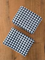 2x ledikant dekbedovertrek 100x135 babybed patroon driehoek, Kinderen en Baby's, Ophalen of Verzenden, Zo goed als nieuw, Jongetje of Meisje