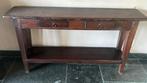 Mooie stevige sidetable van teakhout, Ophalen, 100 tot 150 cm, Teakhout, Zo goed als nieuw