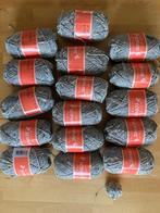 16 x bol 50 gram brei haak katoen mix grijs groen Rookvrij, Ophalen of Verzenden, Nieuw, Breien of Haken, Wol of Garen