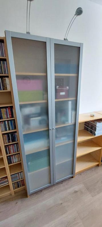 Billy boekenkasten, 1 hoog en 2 laag, kleur berken beschikbaar voor biedingen
