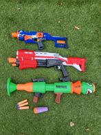 Nerf pistolen rocket launcher automatisch, Ophalen of Verzenden, Gebruikt