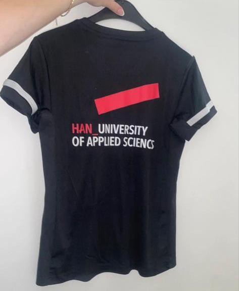 Sportkunde Kleding - HAN University, Kleding | Dames, T-shirts, Zo goed als nieuw, Maat 38/40 (M), Zwart, Korte mouw, Ophalen of Verzenden