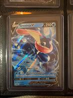 Greninja V Foil Pokémon Kaart, Hobby en Vrije tijd, Ophalen of Verzenden, Zo goed als nieuw, Losse kaart, Foil