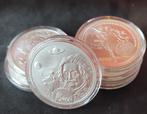 6 x 1 oz zilver munt, Verzenden, Overige landen, Zilver
