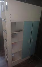 Hoogslaper met bureau en kast, Ophalen, Gebruikt, Eenpersoons, 160 tot 180 cm