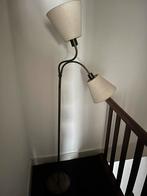 Stijlvolle vloerlamp met twee lampenkappen, Ophalen, Gebruikt, Stof, 150 tot 200 cm