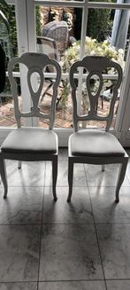 Witte stoelen - set van 2, Hout, Gebruikt, Twee, Wit