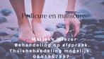 Pedicure en manicure. Thuisbehandeling