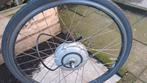 Net Fiets wiel met motor, Fietsen en Brommers, Fietsonderdelen, Ophalen, Gebruikt, Algemeen, Wiel
