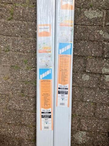 Kunststof schroten wit – 260cm – nieuw in verpakking beschikbaar voor biedingen