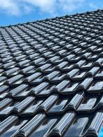 Dakpannen nieuw koramic alegra 10 zwart verglaasd, Doe-het-zelf en Verbouw, Dakpannen en Dakbedekking, Ophalen, Steen of Klei