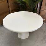 Eettafel Bloomstone 130cm, kleur Wit van Richmond Interiors, Ophalen