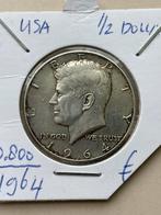 Halve dollar 1964 zilver, Postzegels en Munten, Munten | Amerika, Zilver, Ophalen of Verzenden, Losse munt, Midden-Amerika