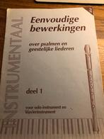 Eenvoudige Bewerkingen: Psalmen en Geestelijke Liederen, Muziek en Instrumenten, Bladmuziek, Gebruikt, Overige soorten, Ophalen of Verzenden