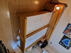 auping 2 pers. bed licht eiken 180x200 + 2x volledig electri, Huis en Inrichting, Slaapkamer | Bedden, 180 cm, Gebruikt, Metaal