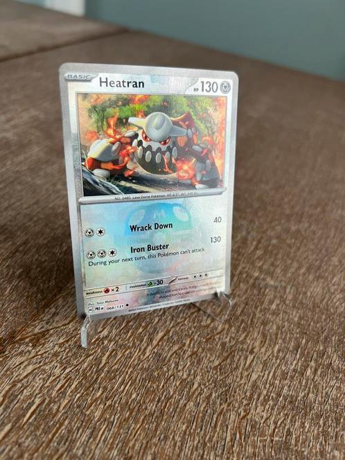 Prismatic Evolutions - Heatran 068/131 Masterball., Hobby en Vrije tijd, Verzamelkaartspellen | Pokémon, Nieuw, Losse kaart, Foil