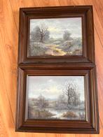 Schilderij landschap van W.J. Alberts, Ophalen