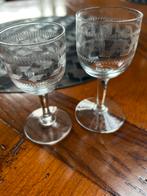 Oude borrelglaasjes, Verzamelen, Glas en Borrelglaasjes, Ophalen of Verzenden, Zo goed als nieuw, Borrel- of Shotglas