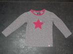 Grijze Quapi longsleeve met roze sterren maat 80, Gebruikt, Meisje, Ophalen of Verzenden, Quapi