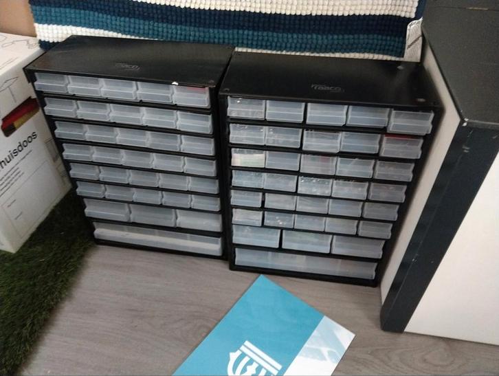 Raaco ladenkast. 2x, Huis en Inrichting, Kasten | Ladekasten, Ophalen