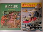 Biggles 2 delen, Willy Vandersteen e.a., Ophalen of Verzenden, Zo goed als nieuw, Meerdere stripboeken