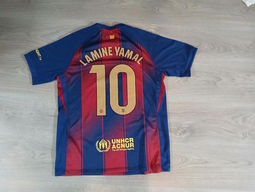Lamine Yamal barça shirtje, Sport en Fitness, Voetbal, Zo goed als nieuw, Shirt, Maat M, Ophalen of Verzenden