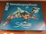 Bijzondere puzzel in de vorm van een dolfijn. Ravensburger., Hobby en Vrije tijd, Denksport en Puzzels, Ophalen of Verzenden, 500 t/m 1500 stukjes