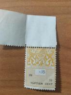 Fiscale Plakzegel 0,15 Cent - Ongebruikt, Postzegels en Munten, Ophalen of Verzenden, T/m 1940, Postfris