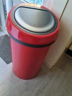 Brabantia touch bin afvalbak, Ophalen, 50 tot 75 cm, 40 liter of meer, Zo goed als nieuw