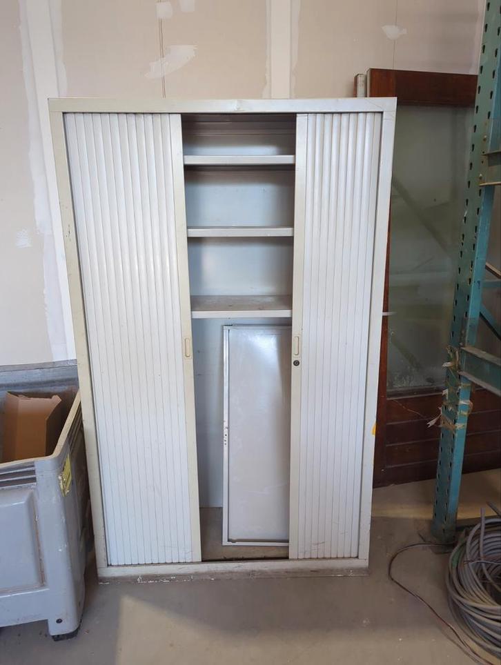 2x Archiefkast met roldeuren, Huis en Inrichting, Kasten | Roldeurkasten en Archiefkasten, Gebruikt, 150 tot 200 cm, 100 tot 150 cm