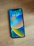 iphone X 256GB, zwarte iphone 10 met wallet case groen, 256 GB, Zwart, 76 %, Zonder simlock