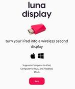 Scherm mirror/extra scherm Ipad mac of windows pc, Ophalen of Verzenden, Zo goed als nieuw