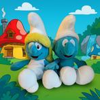 Twee originele smurfen knuffels 20cm, Ophalen of Verzenden, Gebruikt, Verschillende Smurfen, Poppetje, Figuurtje of Knuffel