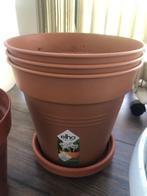 Plastic pots in different shapes and sizes, 25 tot 40 cm, Kunststof, Tuin, Rond