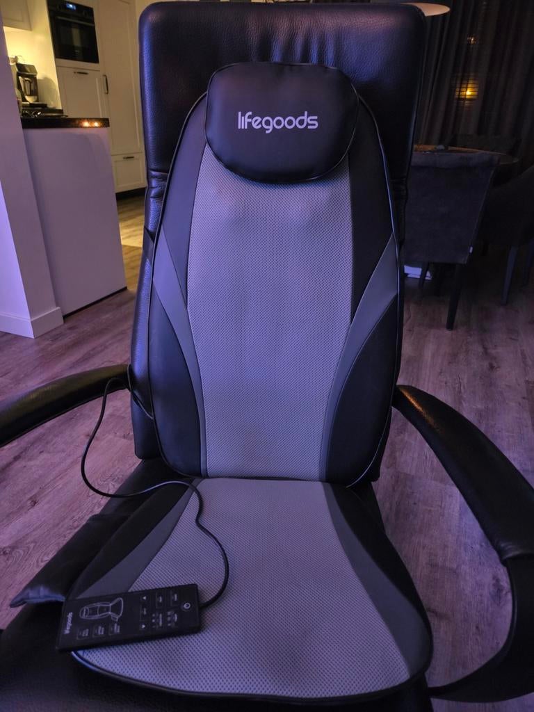 Lifegoods Massage Stoel Kussen - Ontspanning!, Ophalen of Verzenden, Zo goed als nieuw, Massagestoel of Kussen