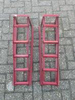 Oprij bokken / oprij steunen auto / busje stevig, Ophalen of Verzenden, Zo goed als nieuw, Hydraulisch, Garagekrik