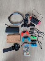 Nintendo Switch + Ring Fit Adventure + extra Joy-Cons & acce, Ophalen of Verzenden