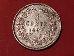 5 cent 1887 zf (schaars), Postzegels en Munten, Munten | Nederland, Koning Willem III, Verzenden, Zilver, Losse munt