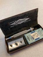 Vintage Gillette Scheermes met Doosje en Mesjes, Ophalen of Verzenden