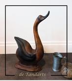 Houten zwaan –  43 cm hoog, Ophalen of Verzenden