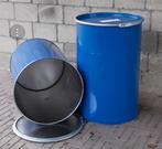 Stookton opslagton 200ltr tonnen vaten staal, Ophalen of Verzenden, Zo goed als nieuw, Vuurton