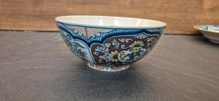 polychrome schaal Koninklijke Tichelaar Makkum, Antiek en Kunst, Antiek | Schalen, Ophalen