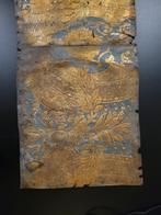 Luxe Taupe Leren Wandbekleding / behang, Huis en Inrichting, Stoffering | Behang, Ophalen, Minder dan 10 m²