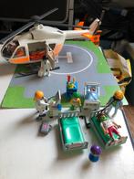 Playmobil helicopter met ziekenhuis bedden, Kinderen en Baby's, Speelgoed | Playmobil, Ophalen of Verzenden, Zo goed als nieuw