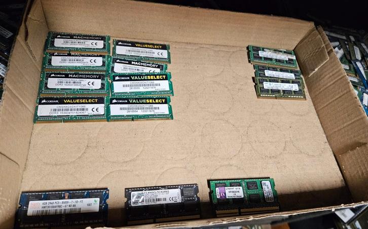 Verschillende merken 4gb 8500s pc3 ddr3 laptop ram geheugen, Computers en Software, RAM geheugen, Gebruikt, Laptop, 4 GB, DDR3