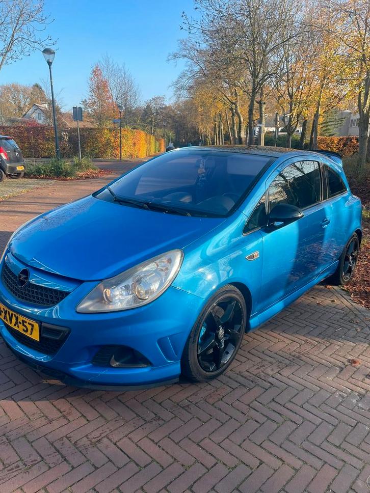 Opel Corsa 1.6 OPC 3D 2008 Blauw, Auto's, Opel, Particulier, Corsa, Benzine, E, Hatchback, Handgeschakeld, Geïmporteerd, Blauw