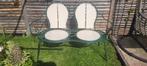 Tuinbank ijzer met douglas, Ophalen, Gebruikt, Hout, Bank